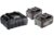 Batterisats med 2Ã18V/4,0Ah Li-Power + laddare ACS 55